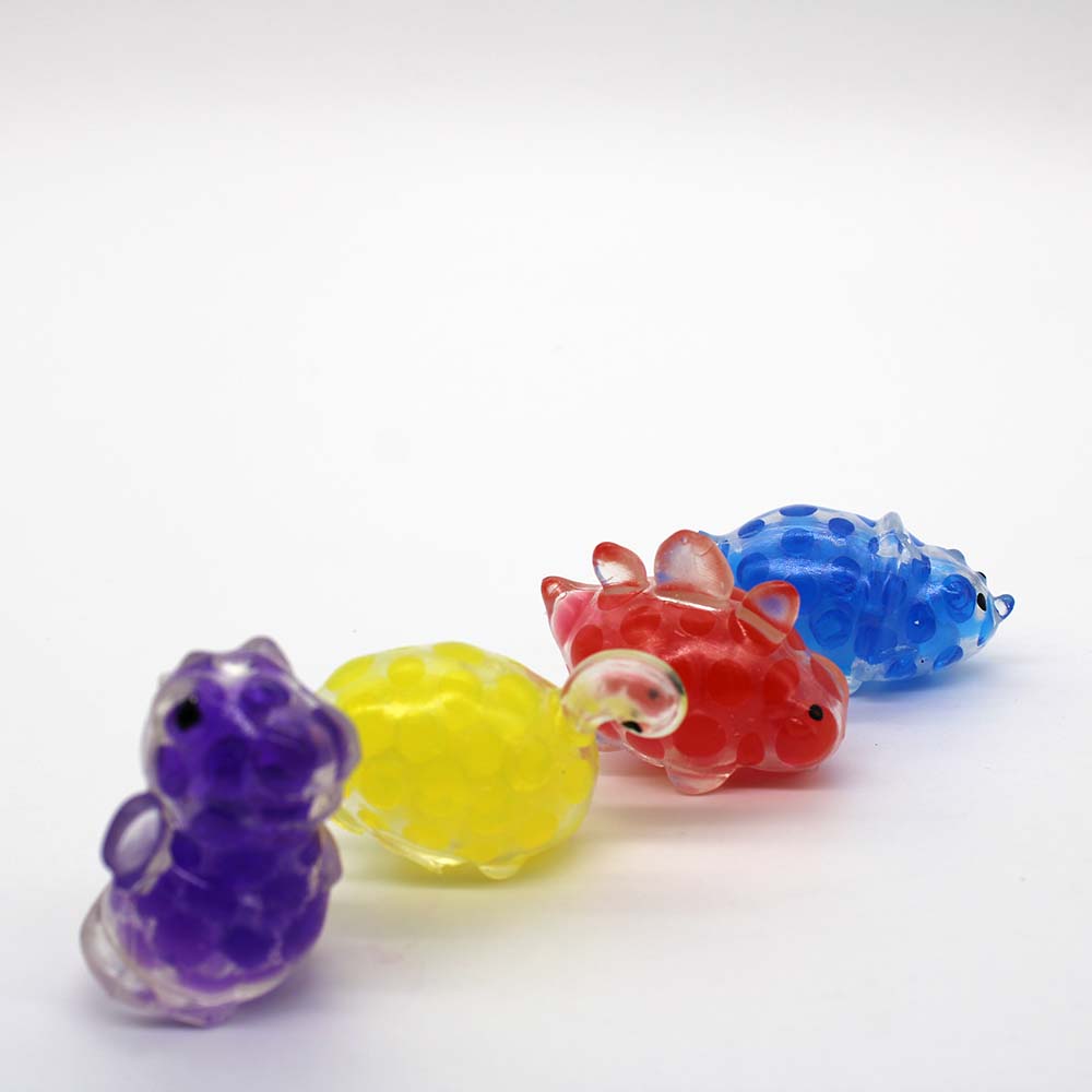 Dinosaurio Squishy Bead Animals en cápsula de 2 pulgadas, bolsa con 200 pz.