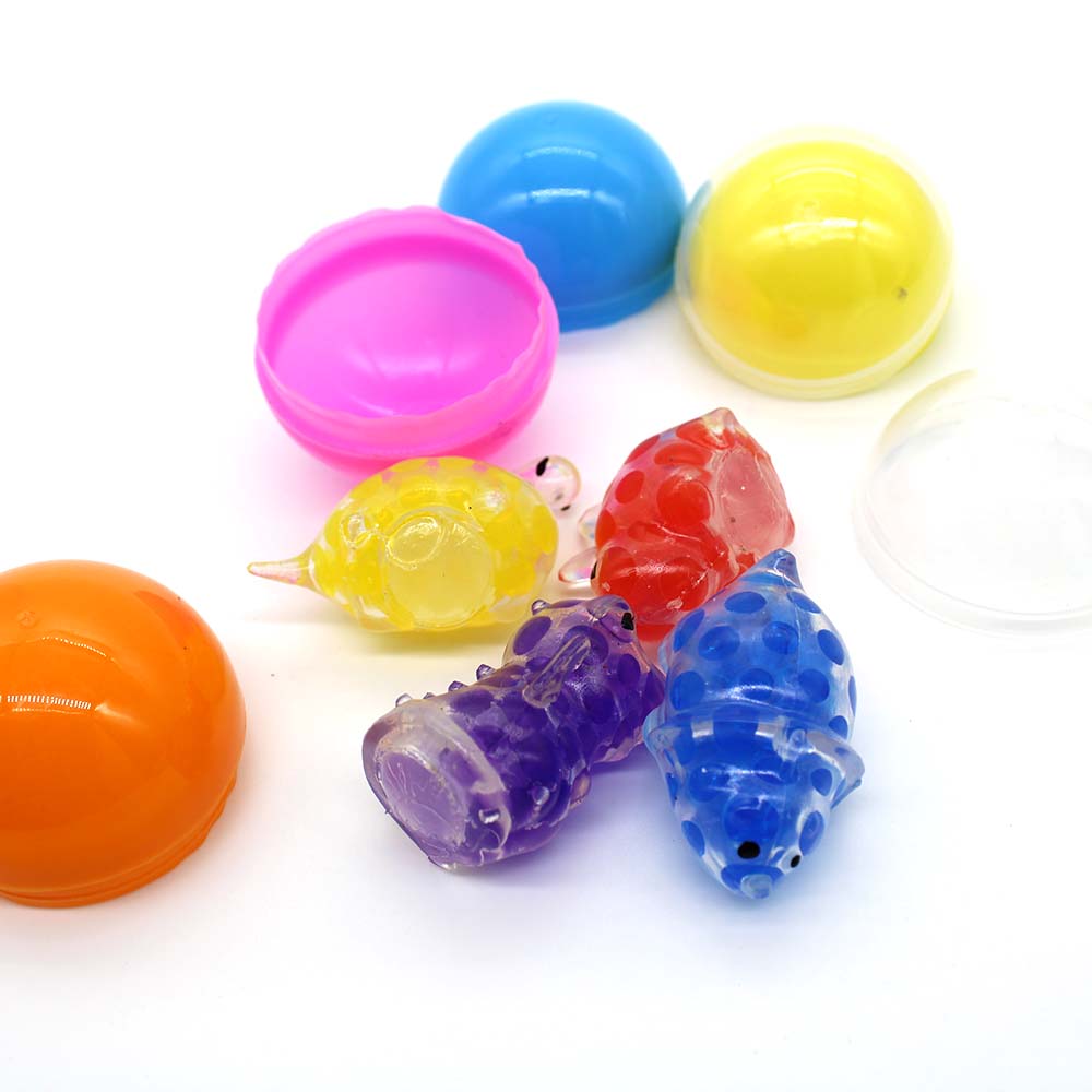 Dinosaurio Squishy Bead Animals en cápsula de 2 pulgadas, bolsa con 200 pz.