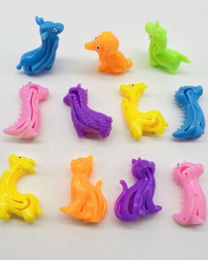Animal Brazalete en cápsula de 2 pulgadas, bolsa con 200 pz.