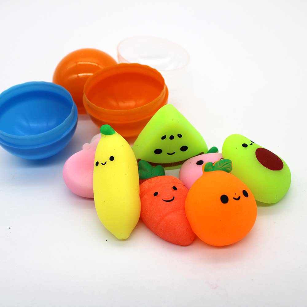 Squishy Fruit Mix en cápsula de 2 pulgadas, bolsa con 200 pz.