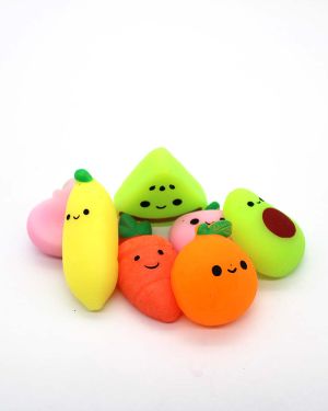 Squishy Fruit Mix en cápsula de 2 pulgadas, bolsa con 200 pz.