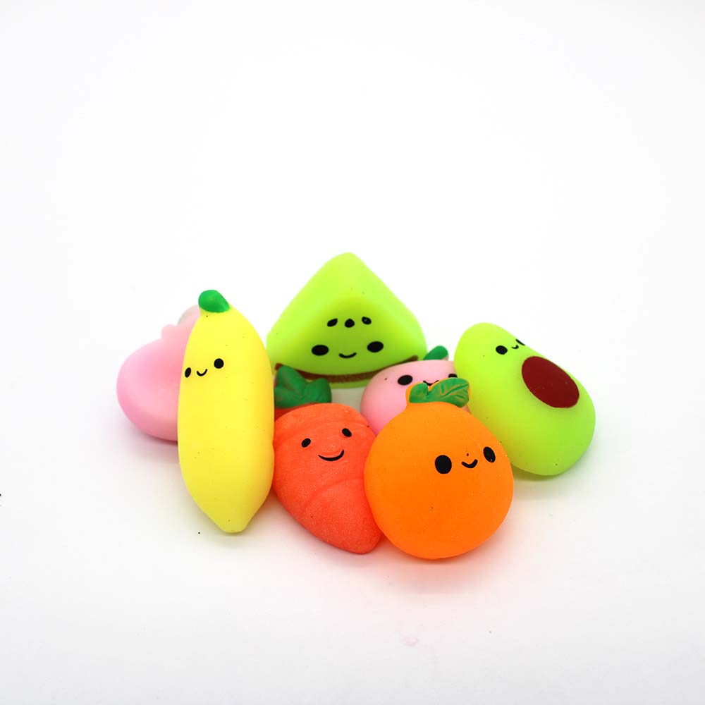 Squishy Fruit Mix en cápsula de 2 pulgadas, bolsa con 200 pz.