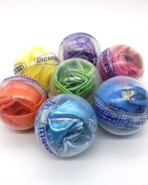 Pelota Inflable Inflamatic en cápsula, caja con 100 pz