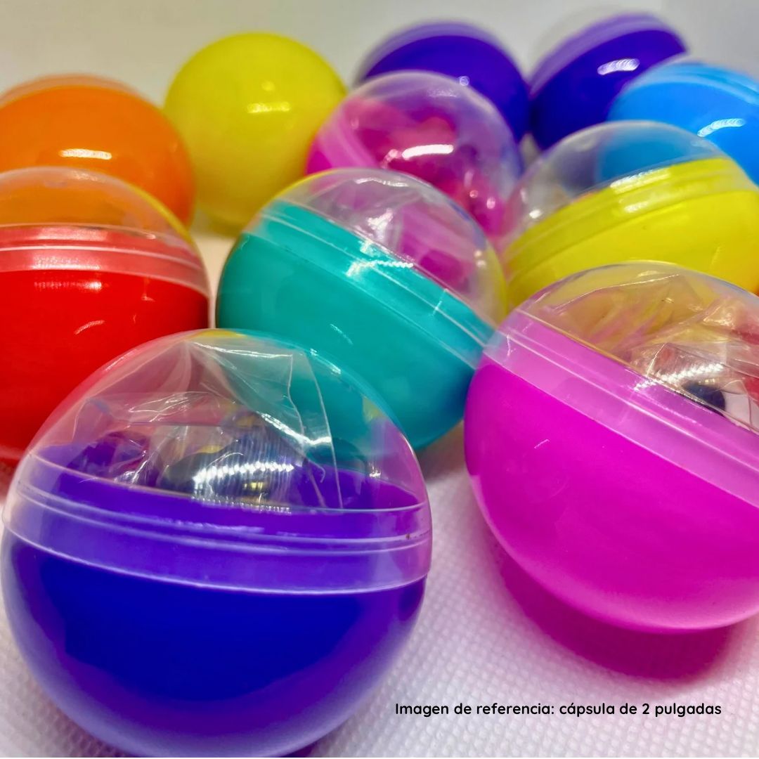 Squishy Pop en cápsula de 2 pulgadas, bolsa con 200 pz.