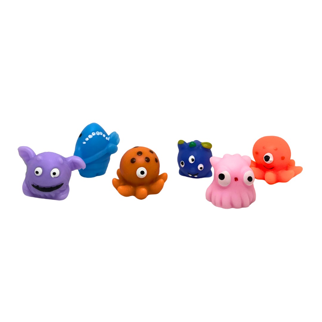 Monstruos Squishy Mochi en cápsula de 2 pulgadas, bolsa con 200 pz