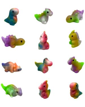 Dinosaurio Squishy Mochi en cápsula de 2 pulgadas, bolsa con 200 pz