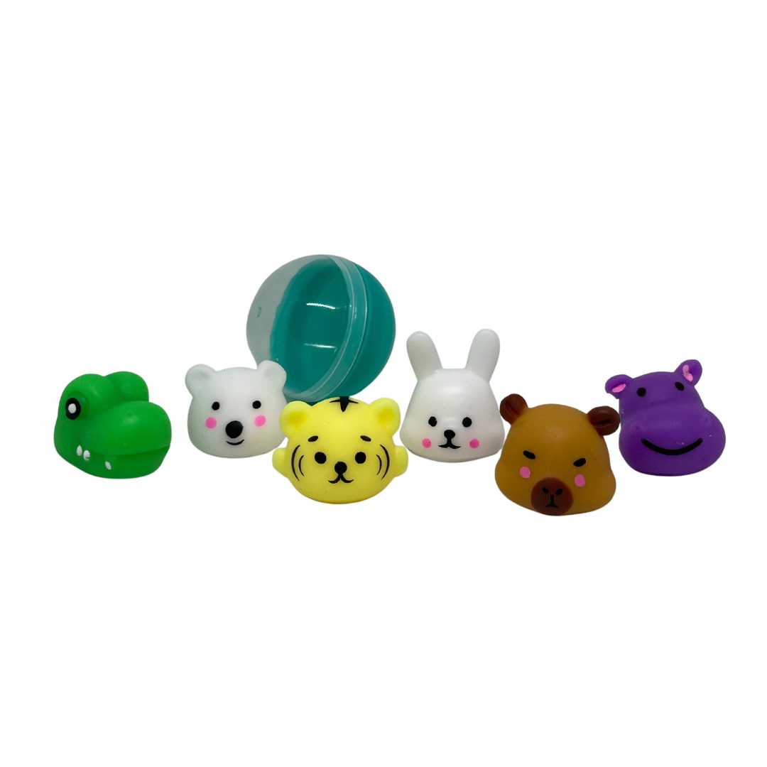 Animales Squishy Mochi en cápsula de 2 pulgadas, bolsa con 200 pz