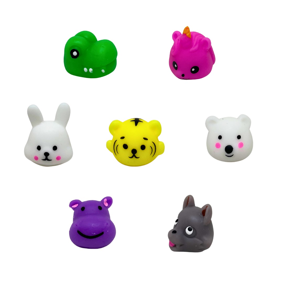 Animales Squishy Mochi en cápsula de 2 pulgadas, bolsa con 200 pz