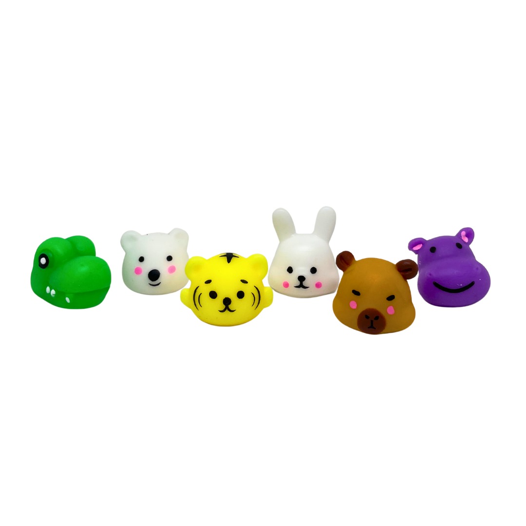 Animales Squishy Mochi en cápsula de 2 pulgadas, bolsa con 200 pz
