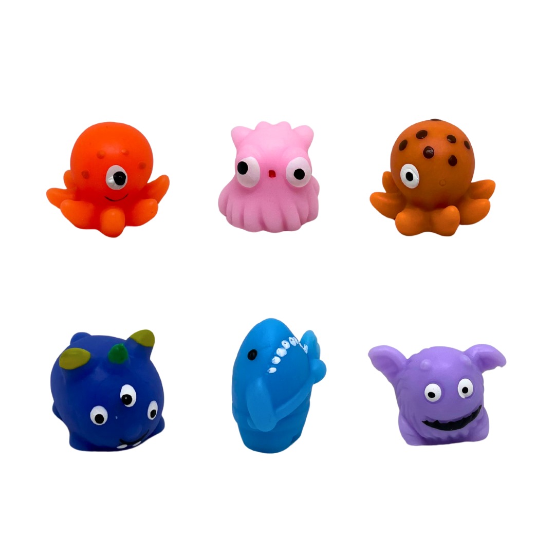 Monstruos Squishy Mochi en cápsula de 2 pulgadas, bolsa con 200 pz