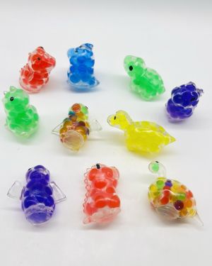 Dinosaurio Squishy Bead Animals en cápsula de 2 pulgadas, bolsa con 200 pz.
