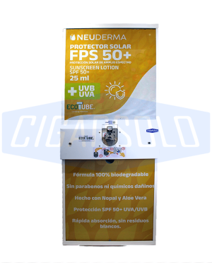 Máquina Ecotube Expendedora de Protector Solar