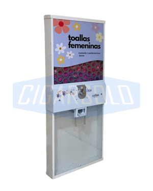 Máquina Ecotube expendedora de Toallas Femeninas