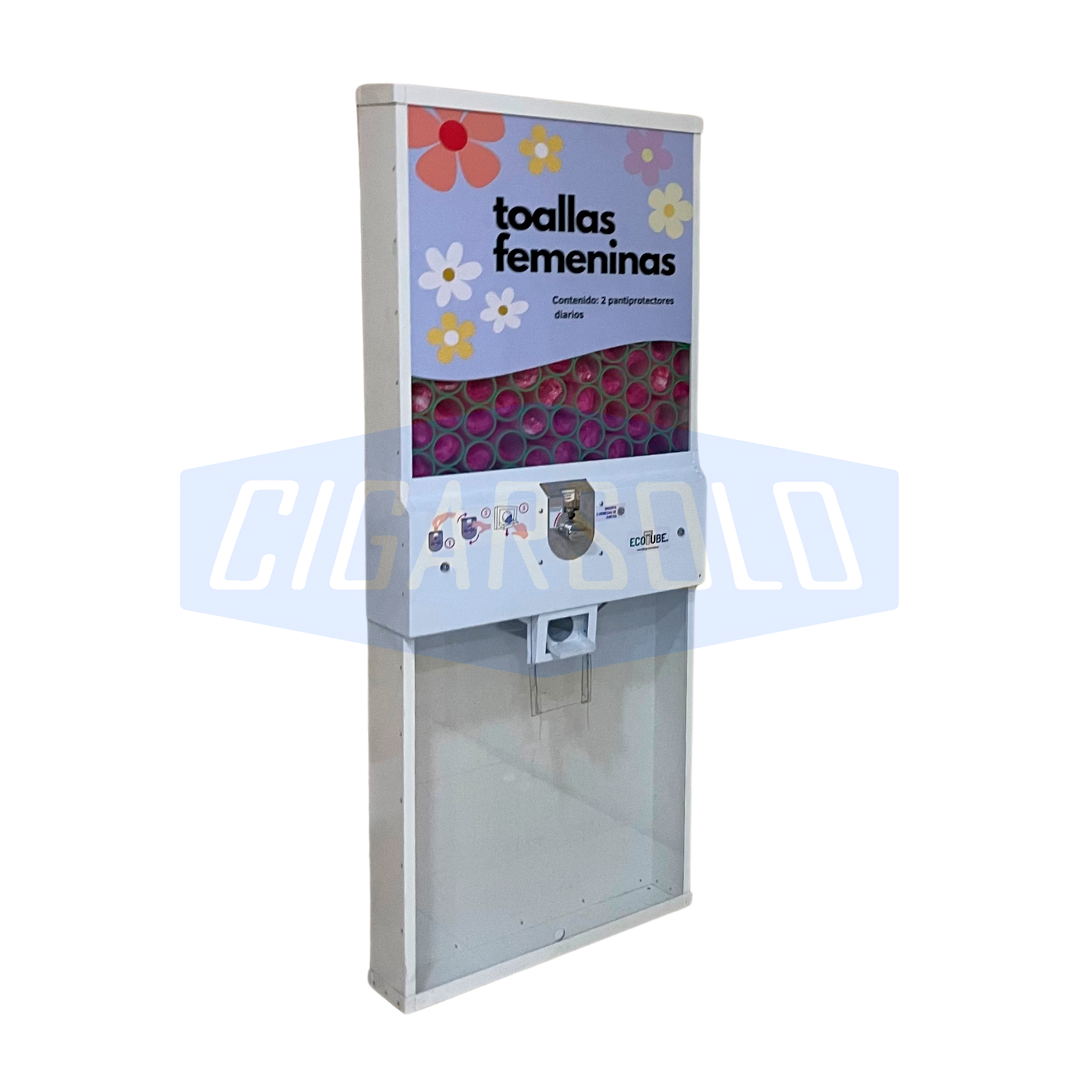 Máquina Ecotube expendedora de Toallas Femeninas