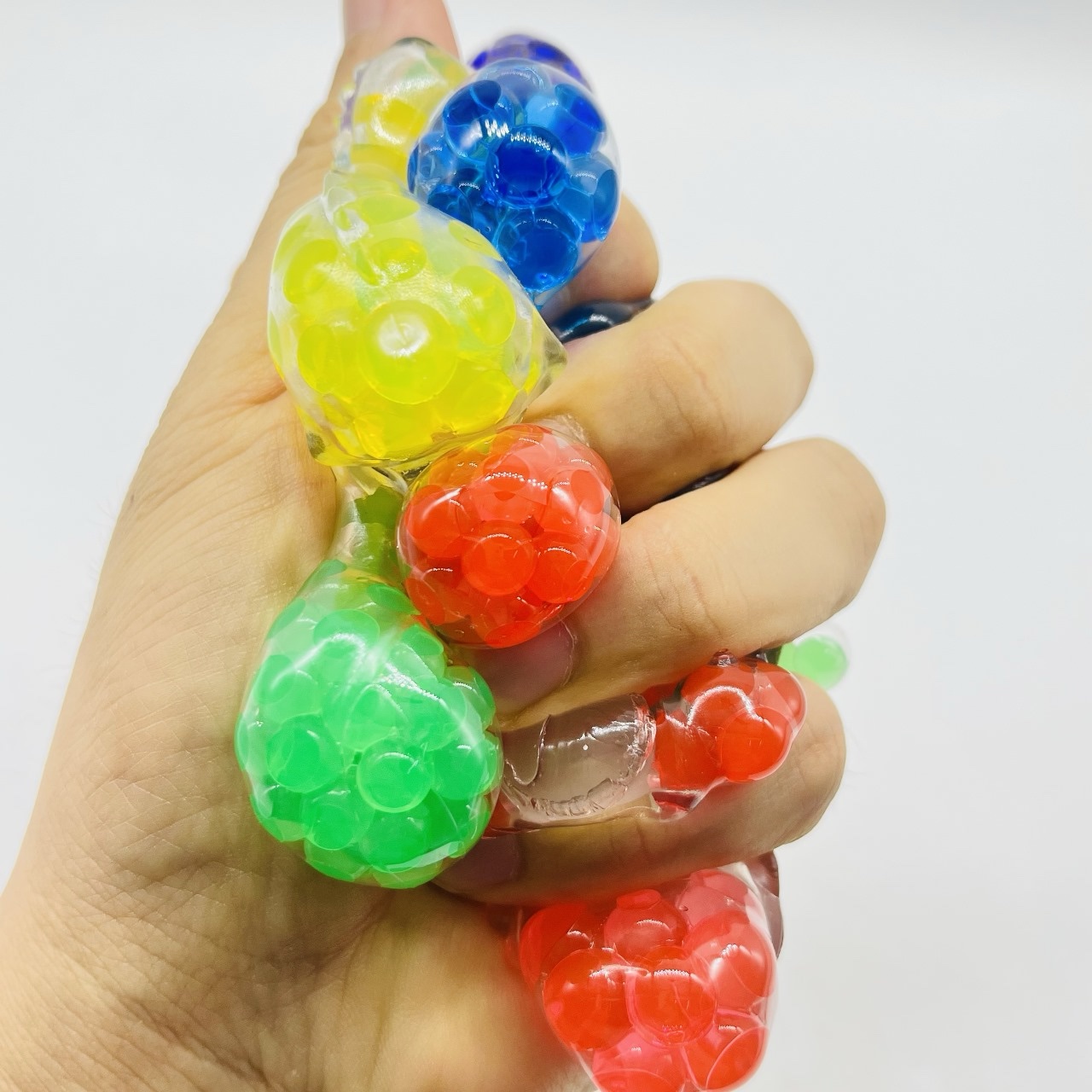 Dinosaurio Squishy Bead Animals en cápsula de 2 pulgadas, bolsa con 200 pz.