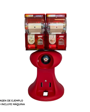 Base Infla Pelotas Eléctrica Roja con Placa Adaptadora para Máquinas y 100 pelotas Inflamatic