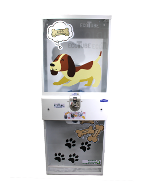 Máquina Ecotube expendedora de Juguetes y Premios para Mascota