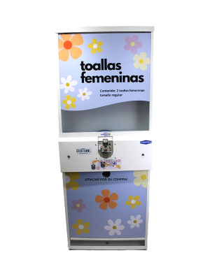 Máquina Ecotube expendedora de Toallas Femeninas
