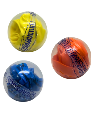 Pelota Inflable Inflamatic en cápsula, caja con 100 pz